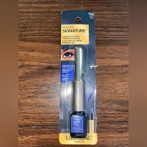 L'Oreal Paris Matte Signature Liquid Dip Eyeliner #710 Blue‎ 2.25ml NEW